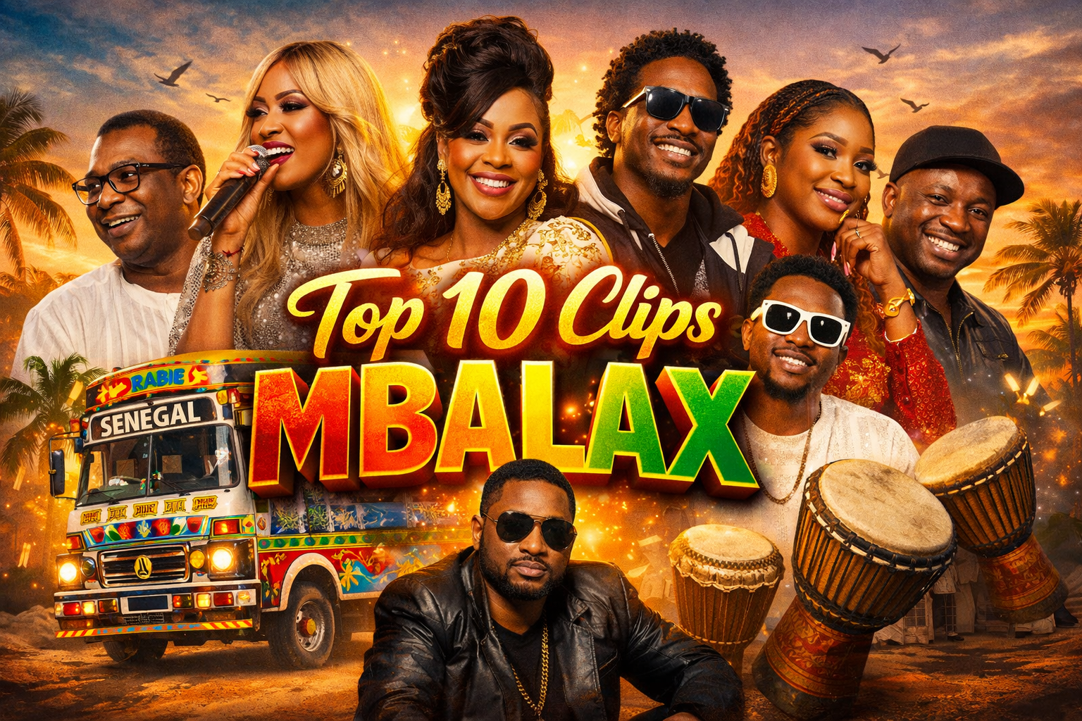 TOP 10 MBALAX — Émission musicale